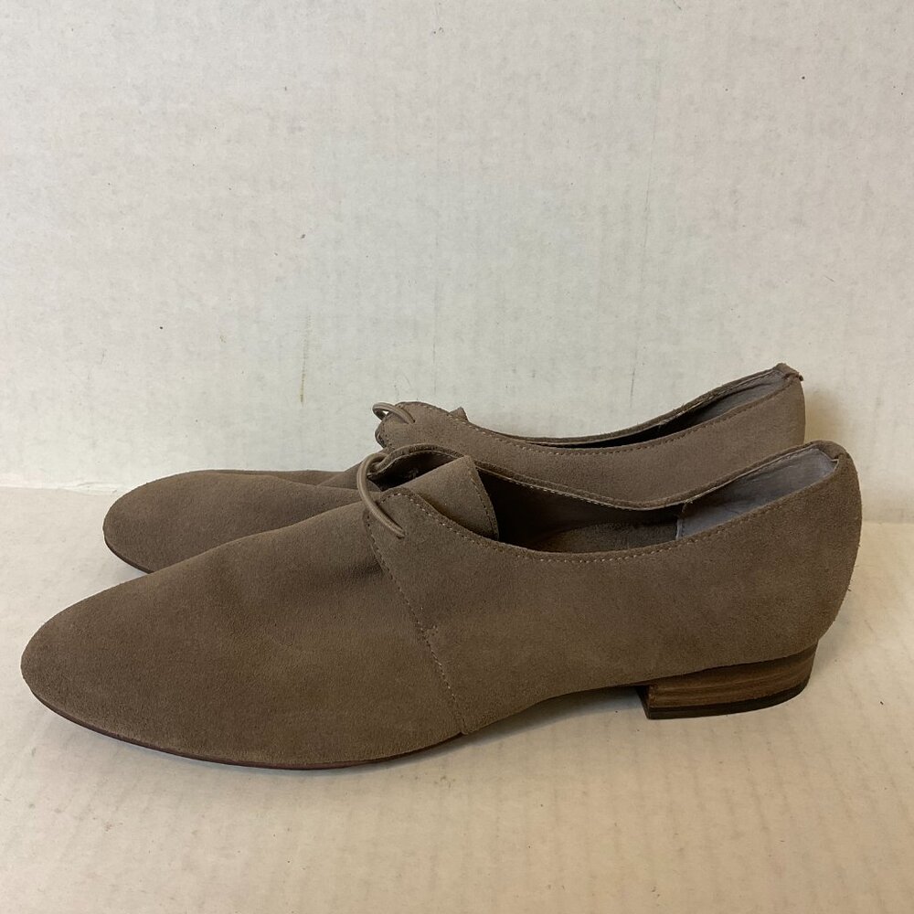 kate spade taupe suede flats